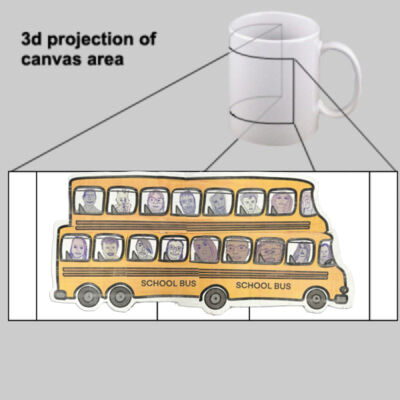 TikTok School Bus Mug Thumbnail