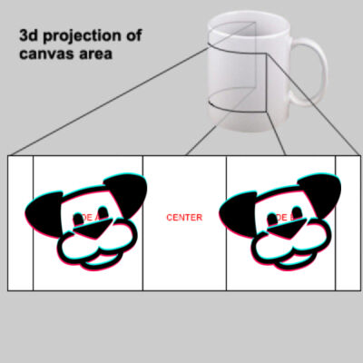 POWGI Glitch Logo Mug Thumbnail